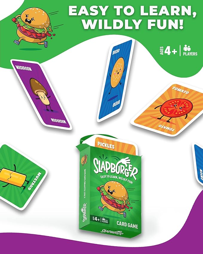 Card Game - Fast-Paced Kids and Family Games for Ages 4 and Up - Fun Card Game for Birthdays, Classroom, Camping, Game Night & Friends - Easy to Play, 2 to 6 Players, 15 Minutes Playtime
