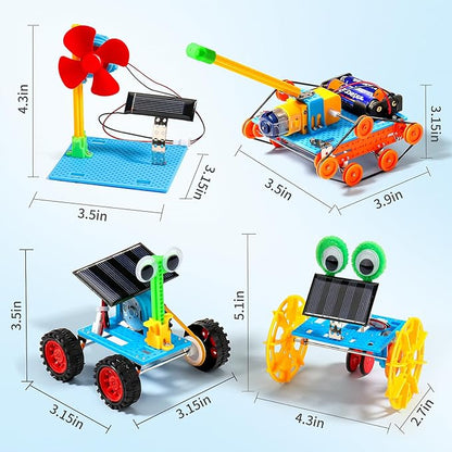 STEM Kits for Kids Crafts Ages 8-10, Solar Robot Kit STEM Building Toys for Ages 8-13, Engineering Science Experiments for Kids Age 8-12 Robotics, Arts and Crafts for Boys Girls Gifts 8 9 10 12-14