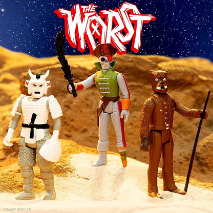 Super7 The Worst Killer Bat (Scum Squad) - 3.75" The Worst Action Figure with Accessory Collectibles and Retro Toys