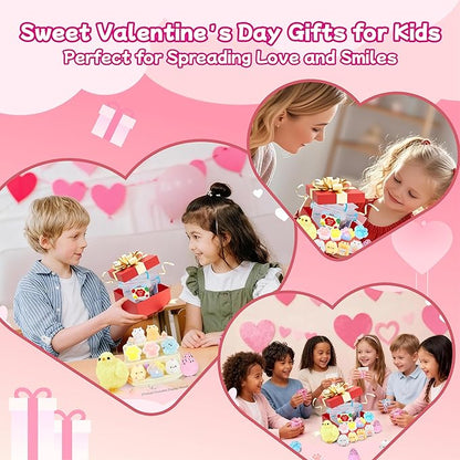10 Pack Taba Squishy Toys kit with Toy Box & Cute Stickers, Kawaii taba Squishies Stress Relief Toys Party Favors for Kids 4-8 8-12, Squishy Fidget Toys for Kids, Birthday Gifts Toys for Girls 8-10