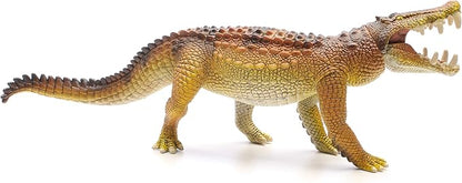 Schleich Dinosaurs, Large Dinosaur Toys for Boys and Girls, Realistic Kaprosuchus Toy with Movable Jaw, Ages 4+