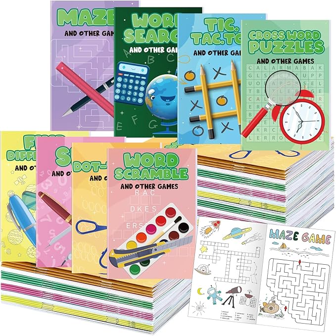 Estune 40 Pcs Coloring Books Activity Party Favor for Kids Coloring Book Set Mini Small Coloring Books Goodie Bag Stuffers Gift Classroom Home