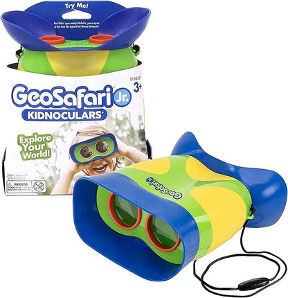 Educational Insights GeoSafari Jr. Kidnoculars - Binoculars for Kids Ages 3+, STEM and Outdoor Toys for Toddlers, Gifts for Toddlers, Educational Toys for Kids