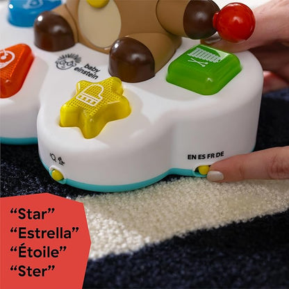 Baby Einstein Drum & Learn Dean Musical Learning Toy, Multisensory, Ages 6 Months and Up