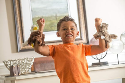 Wild Republic Huggers Bald Eagle Plush Toy, Slap Bracelet, Stuffed Animal, Kids Toys, 8"