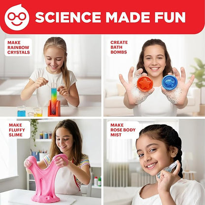 Doctor Jupiter Girls' Science Kit for Kids Ages 8-10-12-14 for 8,9,10+ Year Old Girls | Chemistry Set, STEM Toy Kit with 135+ Experiments | Learning & Educational Projects