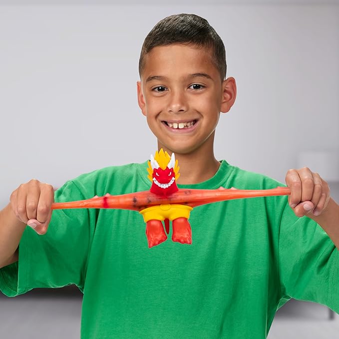 Heroes of Goo Jit Zu Hero Creator Blazagon with 3 Unique goo fillings, Mix, Fill & Create Your own Stretchy Action Figure, Play Again and Again