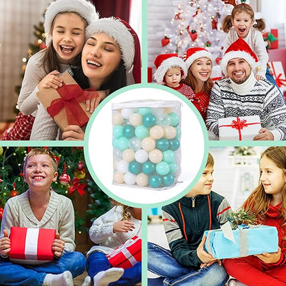 GOGOSO Green Ball Pit Balls for Babies Ball Pit Kids Play Tents, Children Toddlers Plastic Pool Balls for Room &Party Decorations, 100 Toys Pool Balls, Green Colors