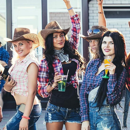 Western Party Bracelets Rubber Bracelets Silicone Stretch Wristbands for Western Themed Parties Birthday Parties