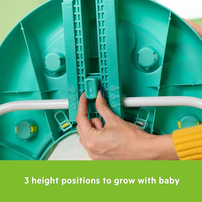 Bright Starts Wanderlights 2 Ways to Play Baby Walker, 10+ Melodies & Sounds, Light Up Spinning Toy, Ages 6 Months+