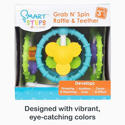 Smart Steps Grab N' Spin Rattle and Teether