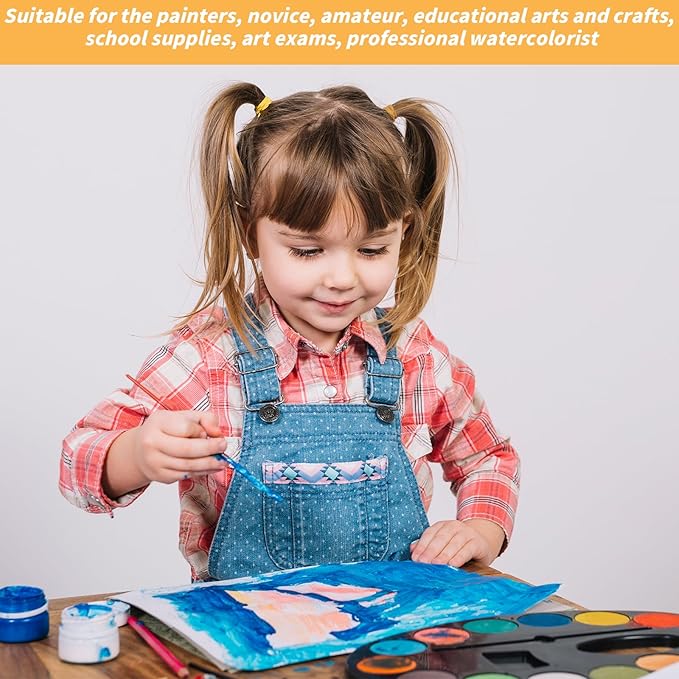 150 Sheets Watercolor Paper Bulk,White Water Color Paper for Kids Child Students Adults Artists Drawing-65LB/180GSM Art Paper-8.5 x 11 inch Painting & Craft Paper, Finger Paints, Watercolor, Tempera