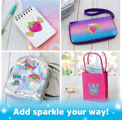 Creativity for Kids Big Gem Diamond Painting Kits: Magical Stickers and Suncatcher DIY Kit - Diamond Art for Kids, Unicorn Gifts for Girls Ages 6-8+