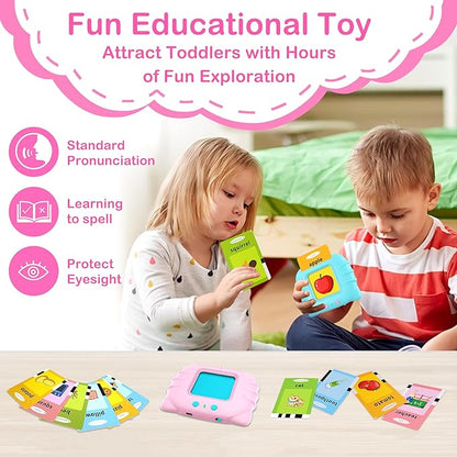 ABC Learning Flash Cards for Toddlers 2 3 4 5 6 Year Old, 510 Sight Words Toddler Toys, Pocket Speech Therapy Toys, Educational Learning Toys, Toddler Flash Cards, Gifts for Boys Girls 2-6
