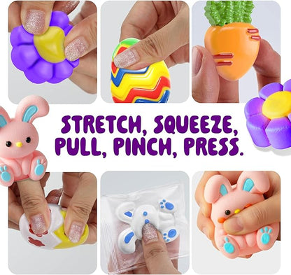 Easter Taba Squishy Making Kit for Kids - Squishies Easter Crafts Activities - 6 7 8 9 10 11 12 Year Old Birthday Gift - Craft Kits for Girls Ages 8-12 - Kid Toys for Ages 5-7 - Cool Arts & Crafts