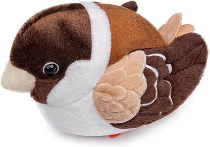 ZHONGXIN MADE Sparrow Plush Toy - Realistic Sparrow Stuffed Animals 9inch, Cute Little Bird Raven Plush as Gift for Your Friends