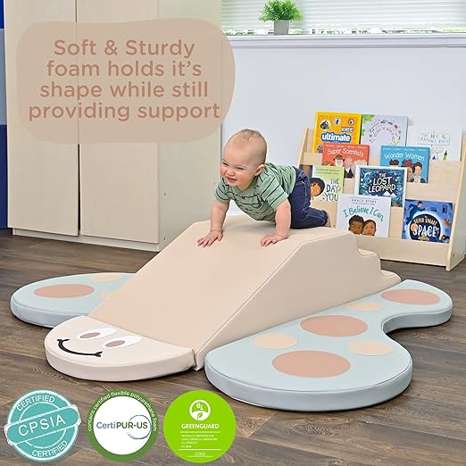 Children's Factory Nature Butterfly Climber, Toddler Indoor Playground Set, Soft Play Climbing for Toddlers, Elements