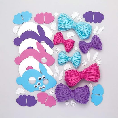 Baker Ross AW198 Easter Pom Pom Ornament - Pack of 3, Arts and Crafts for Kids to Create and Display