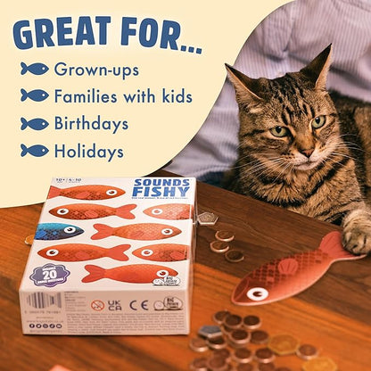 Big Potato Sounds Fishy Board Game: The Bluffing Family Game for Kids 10+ - Best New Family Quiz Games, Trivia Games for Groups of People