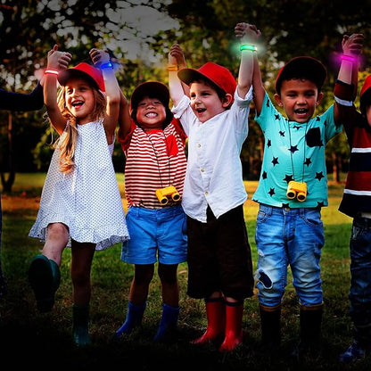 8pcs LED Light Up Bracelets Glow Flashing Wristbands Glow in The Dark Party Supplies for Wedding, Raves, Concert, Camping,Sporting Events, Party