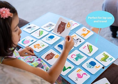 Foldable Felt Flannel Board - Quiet Book | 14 x 23" Freestanding Felt Board for Toddlers and Felt Story Sets | Story Board For Kids Playtime | Use For Preschool Classroom and Homeschooling