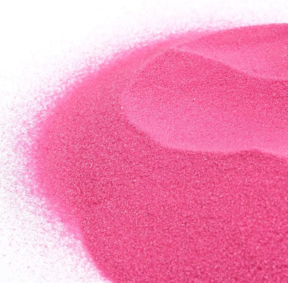 Shiny Stone Colorful Sand,Rainbow Sand,Art Sand,Colored Sand,Craft Sand,Decorative Wedding Vibrant Sand, 250g/0.55lb/8.81oz for Wedding Succulent Terrarium Vase (Bright Pink)