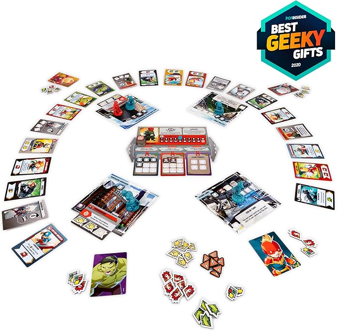 Marvel United, Superhero Card Strategy Board Game Comic Bundle with Spiderman and Dr. Strange Expansion, for Adults & Kids Ages 14+ (Amazon Exclusive)