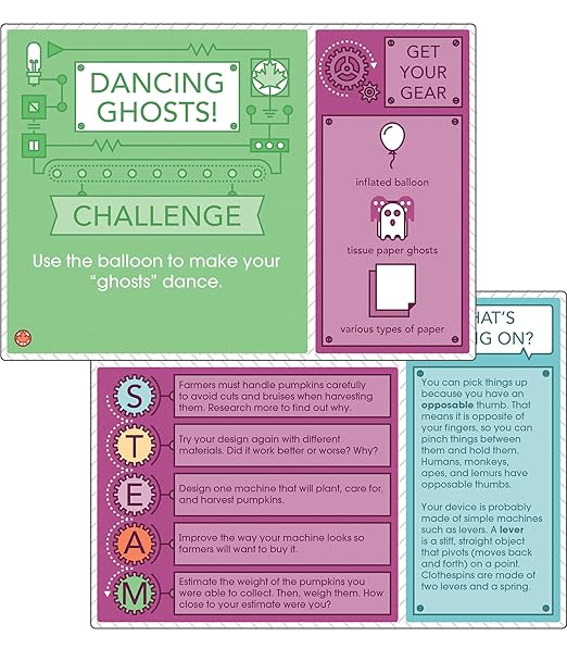 Carson Dellosa Seasonal STEM Challenges STEM Kits, 30 STEM Building Activities and Educational Games, Grades 2-5 STEM Learning Toys, STEM Kids Ages 7-11