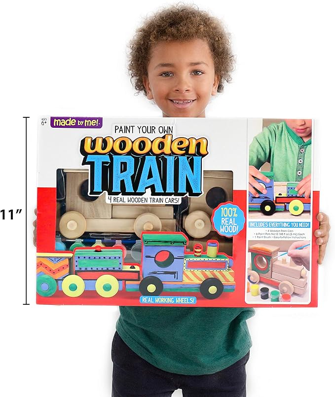 Made By Me Wooden Train by Horizon Group USA
