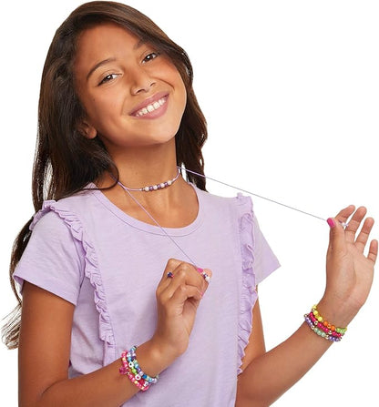 Make It Real – Ultimate Bead Studio. DIY Tween Girls Beaded Jewelry Making Kit. Arts and Crafts Kit Guides Kids to Design and Create Beautiful Bracelets, Necklaces, Rings and Headbands