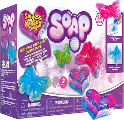 Soap Making Kit for Kids - Crafts Activity Science Toys Kits, Science STEM DIY Educational Art Crafts Gift Set for Boys and Girls - Make Your Own Soap Kits Craft Toys for Kids Ages 6-12
