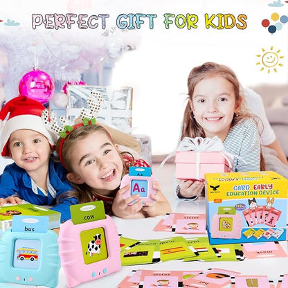 FREE TO FLY Learning Toys Flash Cards for Toddlers 2-4: 384 Sight Words Kindergarten Alphabet ABC Learning Card Machine Tater Tots Pocket Vocab Learning Gift for 2 3 4 5 6 Year Old Girls Boys