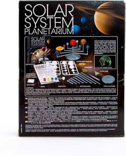 4M Solar System Planetarium - DIY Glow In The Dark Astronomy Planet Model Stem Toys Gift for Kids & Teens, Girls & Boys, Model:3427