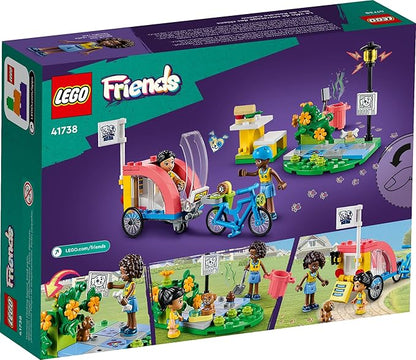 LEGO Friends Dog Rescue Bike Building Set, Pretend Play Animal Toy Playset for Pet-Loving Kids, Girls and Boys Ages 6 and Up with Puppy Toy Pet Figure and 2 Mini-Dolls, 41738