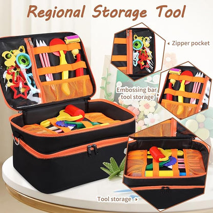 Hard Travel Case for Play-Doh Modeling Compound, Playdoh Set Storage Bag Carrying Case for Playdough Dough Tool Kit Organizer Container, Bag Only