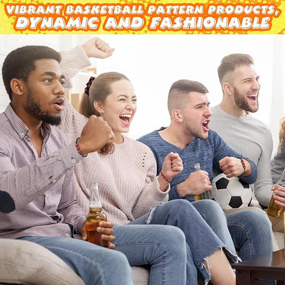 86 Pcs Basketball Party Favors, 50 Pcs Basketball Stickers, 12 Sports Stress Ball Mini Foam Basketball Ball, 12 Basketball Charm Bracelets 12 Basketball Scrunchie Sports Valentines Gifts Supplies