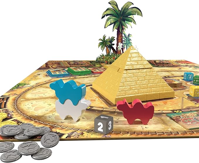 Camel Up (Second Edition) | Strategy , Dice Game | Family Board Game for Adults and Kids | Ages 8 and up | 3 to 8 Players | Average Playtime 30-45 Minutes | Made by Eggertspiele