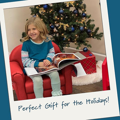 Children's Factory As We Grow Chair and Couch, Flexible Seating for Daycare or Preschool, Kids Reading Couch, Playroom Furniture, Red