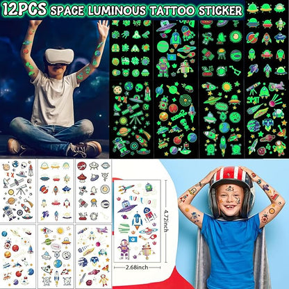 Astronaut Galaxy Outer Space Themed Party Favors for Kids, Party Supplies for Boys Birthday Party Decorations