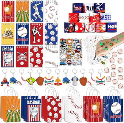 Party Favors, 112Pcs Birthday Party Decorations include a Face Stickers, Slap Bracelets, Masks, Gifts Boxes, Stamps, Stickers Best Gift Bag Filler for Themed Party