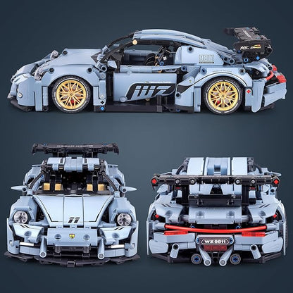 Technic Car Building Blocks Set for Adults, 1465 Pieces 1:14 Super Sports Car Model Building Kits, Racing Car Collectible Gifts for Men Teenagers Boys Aged 12+