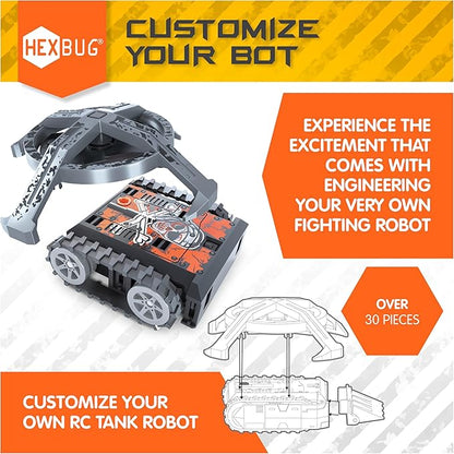 HEXBUG BattleBots Arena MAX, Remote Control Robot Toys for Kids with Over 30 Pieces, STEM Toys for Boys & Girls Ages 8 & Up, Batteries Included