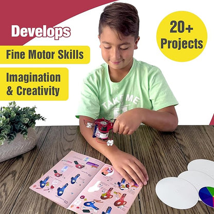 Butterfly Edufields 100+ STEM Toys for Boys Age 8-10-12-14 | STEM Projects for Kids Ages 8 9 10 11 12 | Engineering Projects, Gifts 8-12 Year Old Boy | STEM Activities Gifts for Ages 8+ Year Old Boy