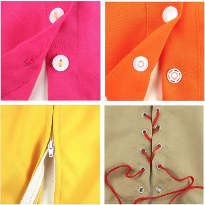 New Sky Enterprises Montessori Basic Life Skills Development Material for Kids Practical Dressing Frame Learn to Dress Kits (Set of 8)