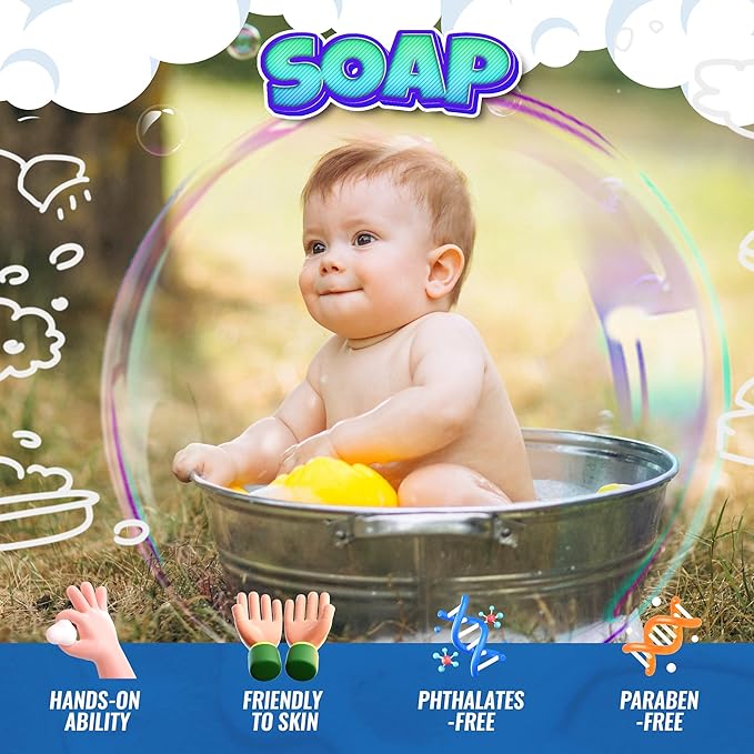 Soap Making Kit for Kids - Crafts Activity Science Toys Kits, Science STEM DIY Educational Art Crafts Gift Set for Boys and Girls - Make Your Own Soap Kits Craft Toys for Kids Ages 6-12