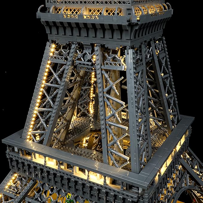 BRIKSMAX Led Lighting Kit for LEGO-10307 Eiffel Tower - Compatible with Lego Architecture Building Blocks Model- Not Include Lego Set