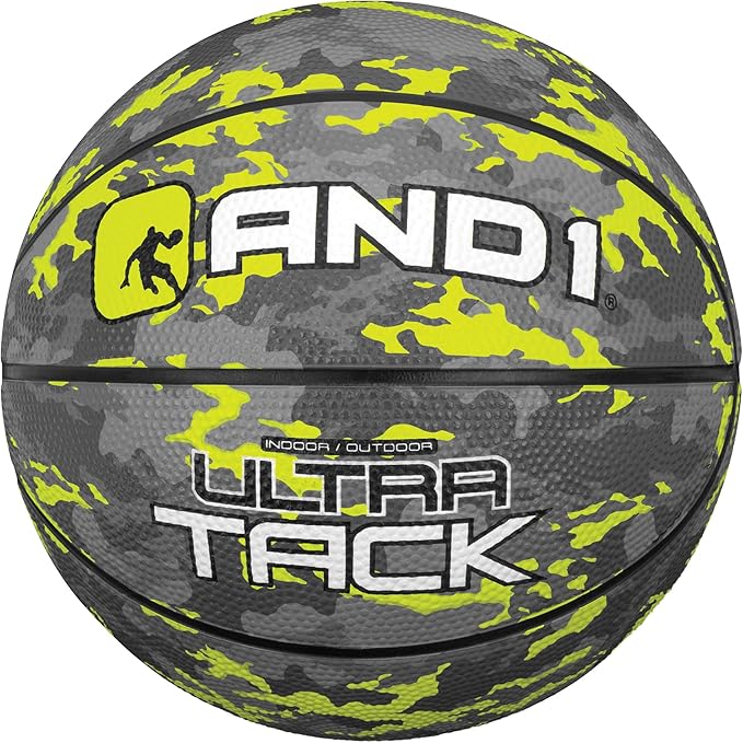 AND1 Mini Basketball 3 Pack Set for Kids (Deflated w/Pump Included): - Size 3 7-Inch Premium Youth Size Basketballs, Easy to Grip