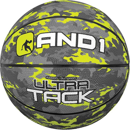 AND1 Mini Basketball 3 Pack Set for Kids (Deflated w/Pump Included): - Size 3 7-Inch Premium Youth Size Basketballs, Easy to Grip