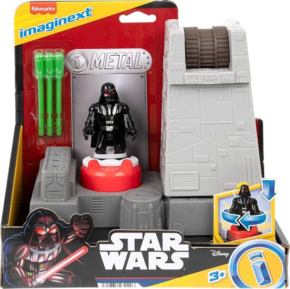 Fisher-Price Imaginext Star Wars Toys Death Star Turret Cannon with Darth Vader Metal Character Key for Kids Ages 3+ Years