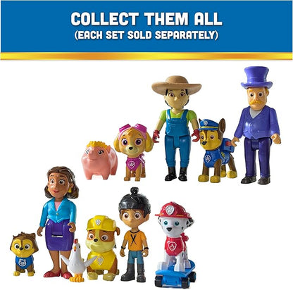 Paw Patrol Rubble, Mayor Goodway & Chickaletta Figures, Kids Toys for Boys and Girls Ages 3 and Up